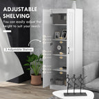 Tall Storage Cabinet with Movable Storage Shelves, Modern Style Pantry Cupboard Cabinet with Soft Close Doors,for Kitchen Home