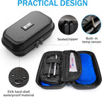 Insulin Cooler Travel Case TSA Approved, Refrigerated Medicine Travel Case with Temperature Display, Wrist Strap & 2 Reusable Ice Packs, Gift For Daily and Trip