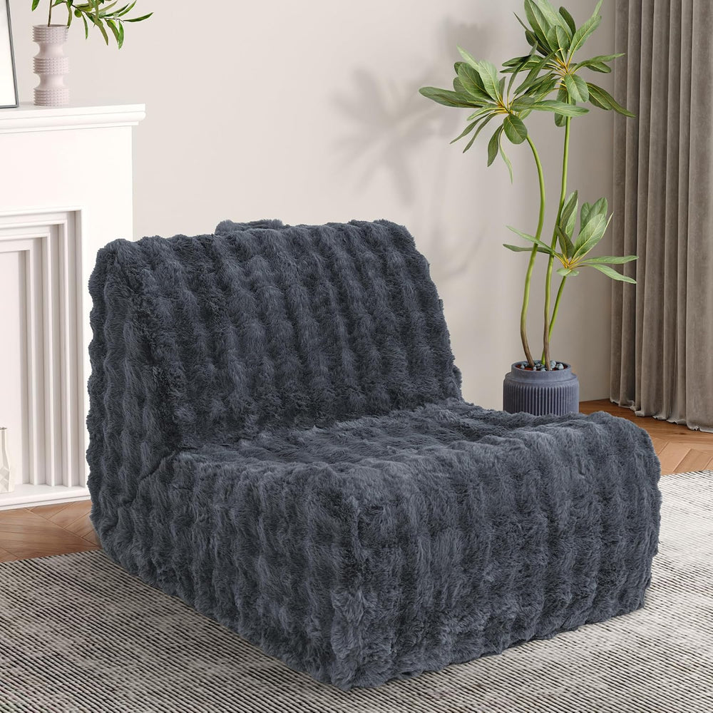 Bean Bag Chair for Adults, Giant Bean Bag Chair with Pillow, Oversized Chaise...