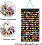 PACMAXI Shoe Charms Organizer, Hanging Shoe Charm Holder with 188 Holes
