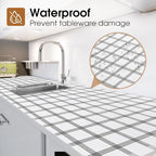 Beautysaid Shelf and Drawer Liner for Kitchen Cabinet, Non Adhesive Non Slip Shelf Paper Waterproof Washable Thickened for Dresser Pantry Shelve Bathroom Protector Liner(Plaid,23.6 in x 30 FT)