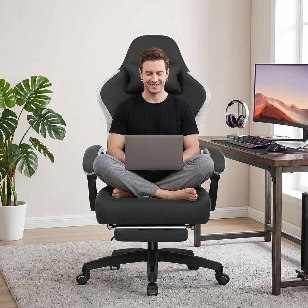 GTPLAYER Gaming Chair, Computer Office Chair with Pocket Spring Cushion, Link...