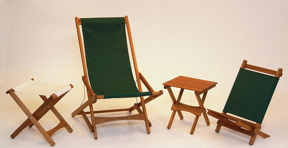 BYER OF MAINE, 18" H x 16" W x 16" D, Pangean Folding Wooden T...