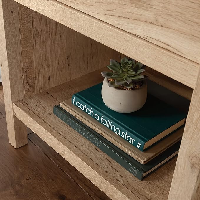 Sauder Pacific View Bedroom Night Stand, Spacious Storage, 1 Drawer Nightstan...