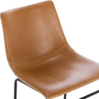 EdgeMod Brinley Dining Chair in Tan (Set of 2)