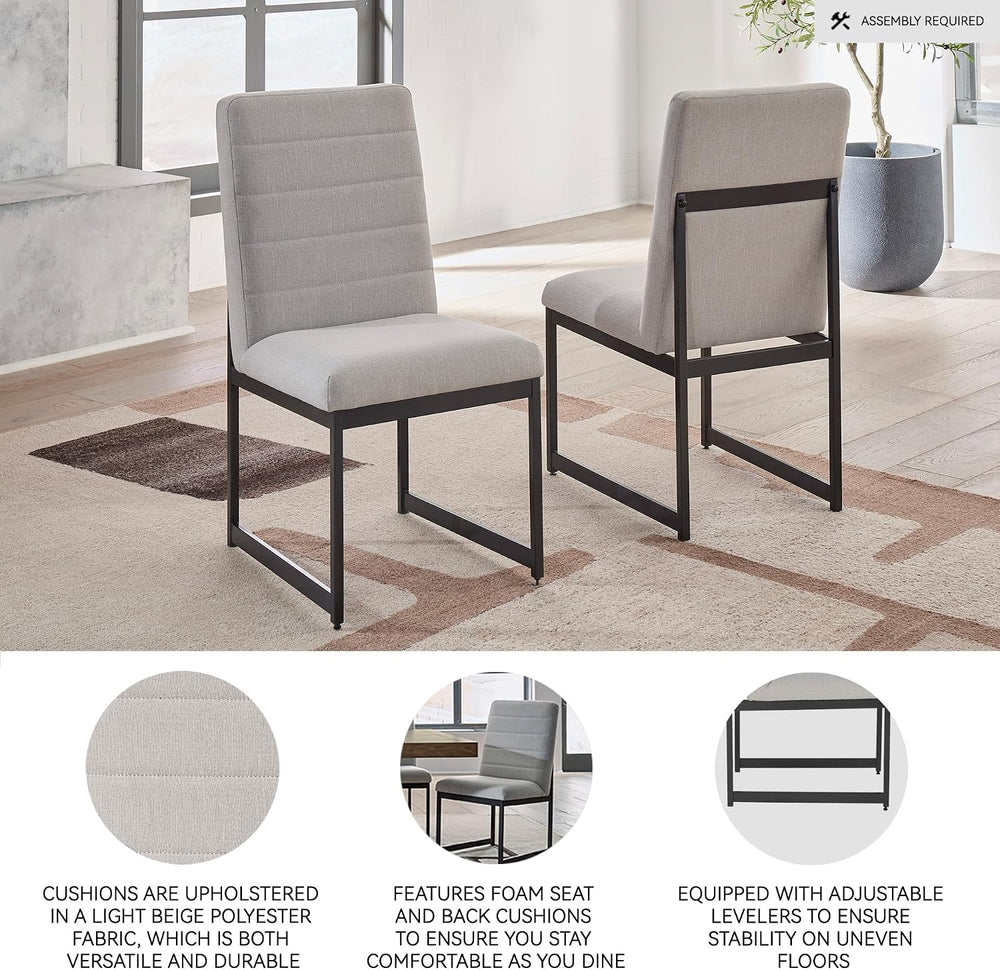Signature Design by Ashley Tomtyn Dining Chair, Set of 2, Cushioned Polyester...