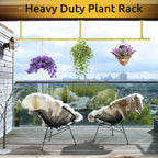 72inch Industrial Pipe Clothes Garment Rack Ceiling Mount For Hanging Rod Bar for Laundry Room Up to Max Load 135Lb