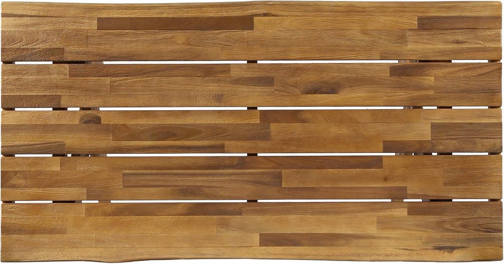 Christopher Knight Home Irene Outdoor Acacia Wood Coffee Table, Sandblast Teak Finish
