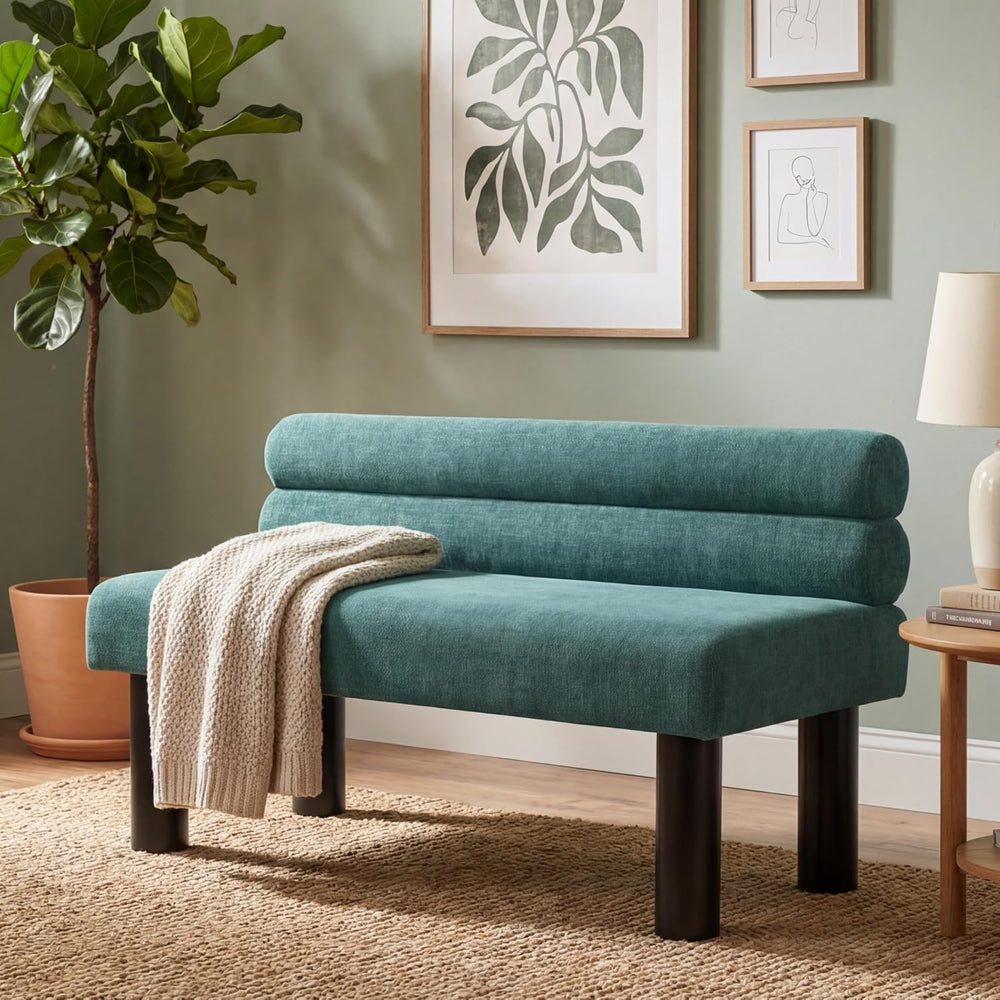 Christopher Knight Home Wally Fabric Upholstered Dining Bench, Long Dining Ro...