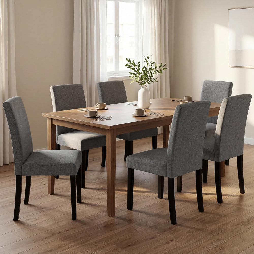 Modern Fabric Dining Chairs,Elegant Design Kitchen & Dining Room Chairs w...