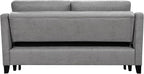 ERYE Modern 3-in-1 Sofa Loveseat Convertible Sleeper Sofabed, Queen Size Upholstered Love Seat Sofa Soft Cushion Daybed with Pull Out Sleeper Couch Bed for Living Room Home Apartment RV