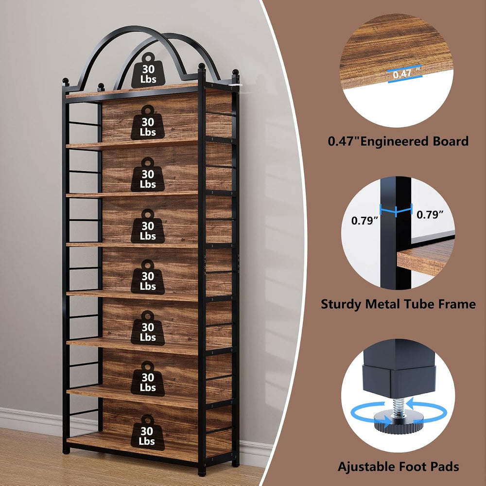 CD Storage Rack Holds 400+ CDs, 8-Tier CD DVD Storage Tower Organizer, Large ...