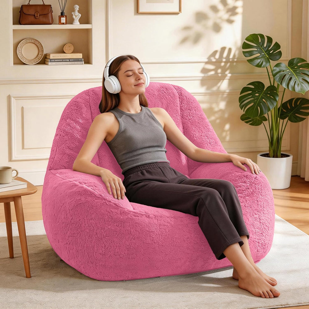 Homguava Bean Bag Chairs for Adults,Giant Beanbag Couch Adult Bean Bag Chair ...