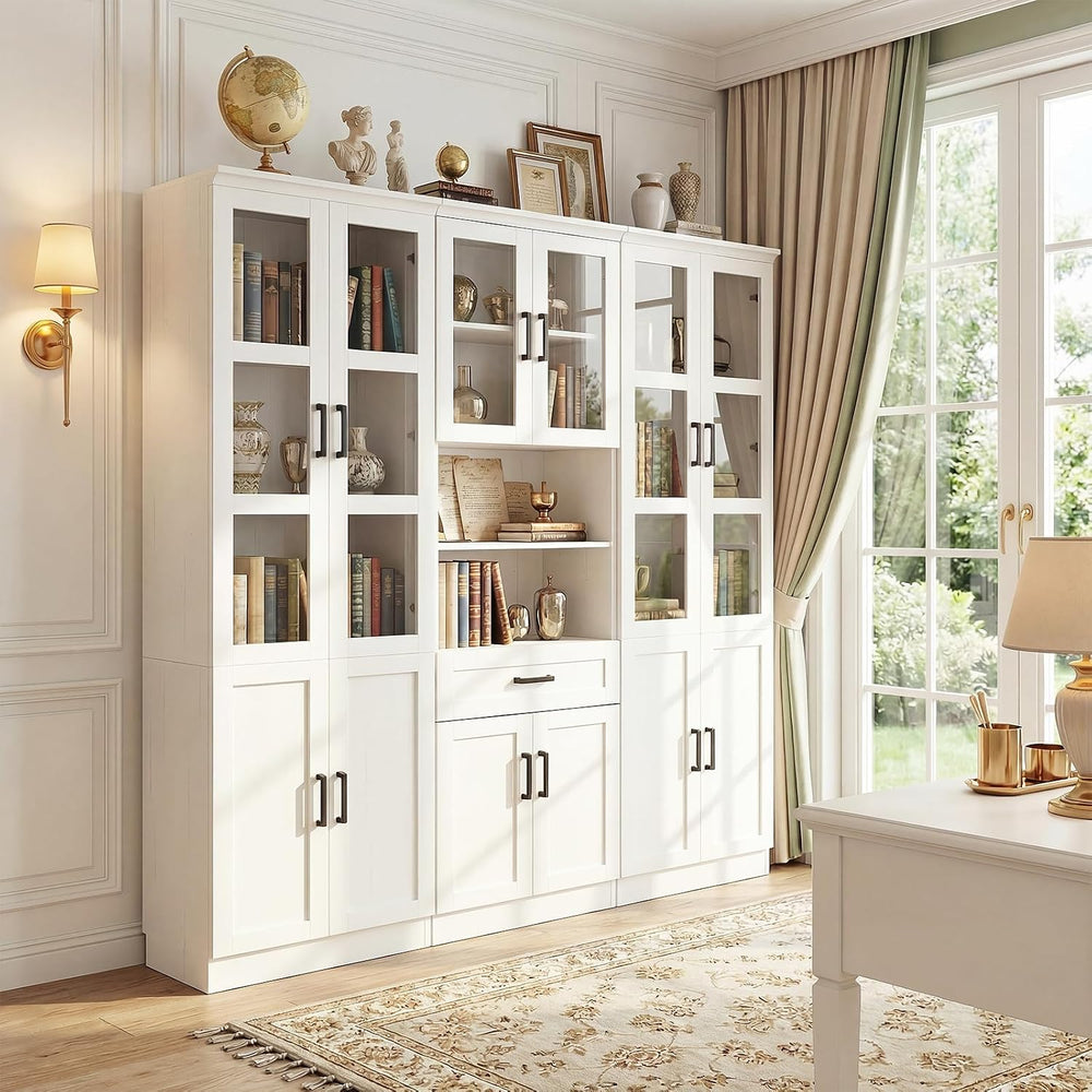 Unikito 79.7" Tall Kitchen Pantry Storage Cabinet, Freestanding Kitchen ...
