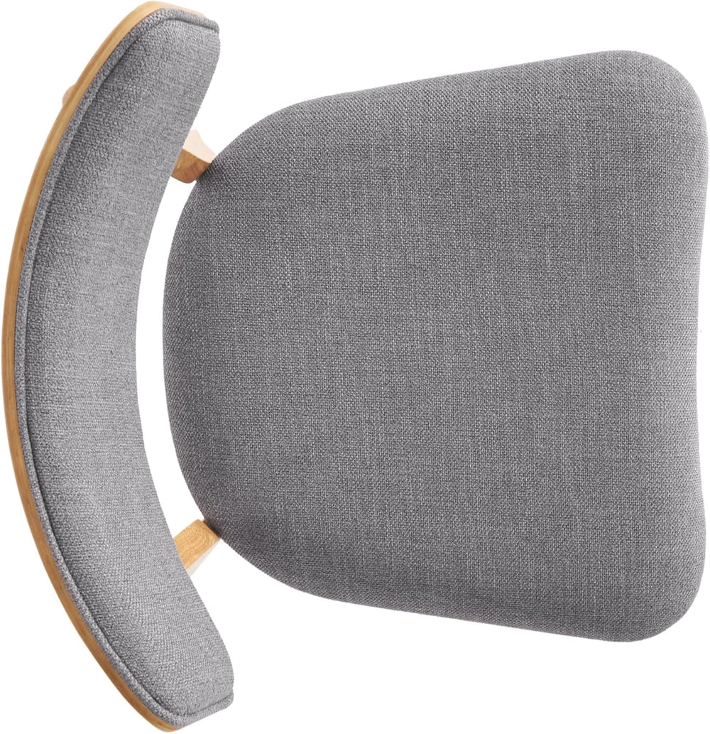 Dining Chairs Set of 2, Mid-Century Modern Upholstered Armless Chair w/Seat C...