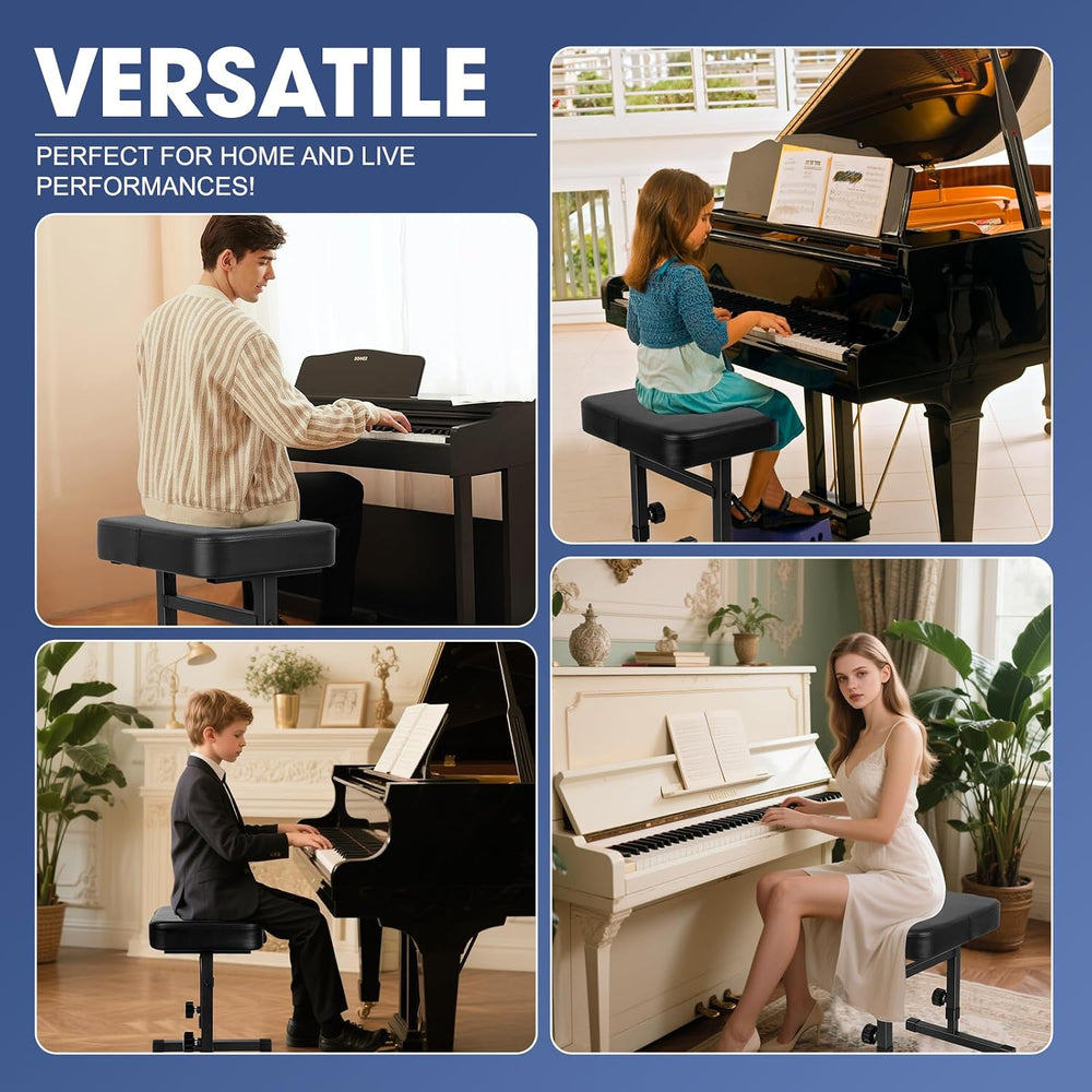 Ramzi Piano Bench Adjustable Height