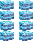 TAILI 8 Pack Vacuum Storage Bags, Jumbo Cube (31x40x15 Inch), Extra Large Vacuum Seal Bags for Clothing, Comforters, Blankets, Bedding, Sweater, Space Saver, Closet Organizers, Blue