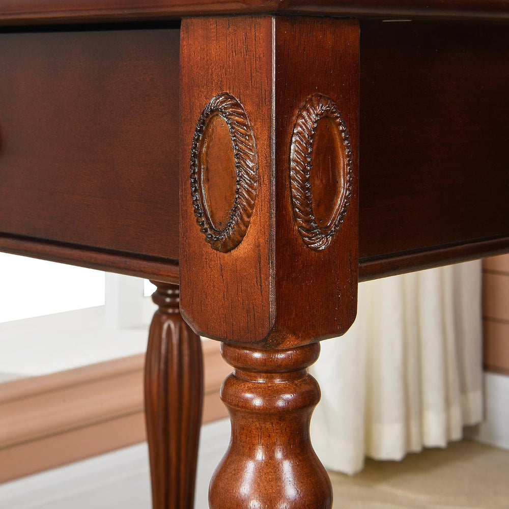 Narrow End Side Table with Drawer and Storage Shelf Set of 2, Sofa Beside Tab...