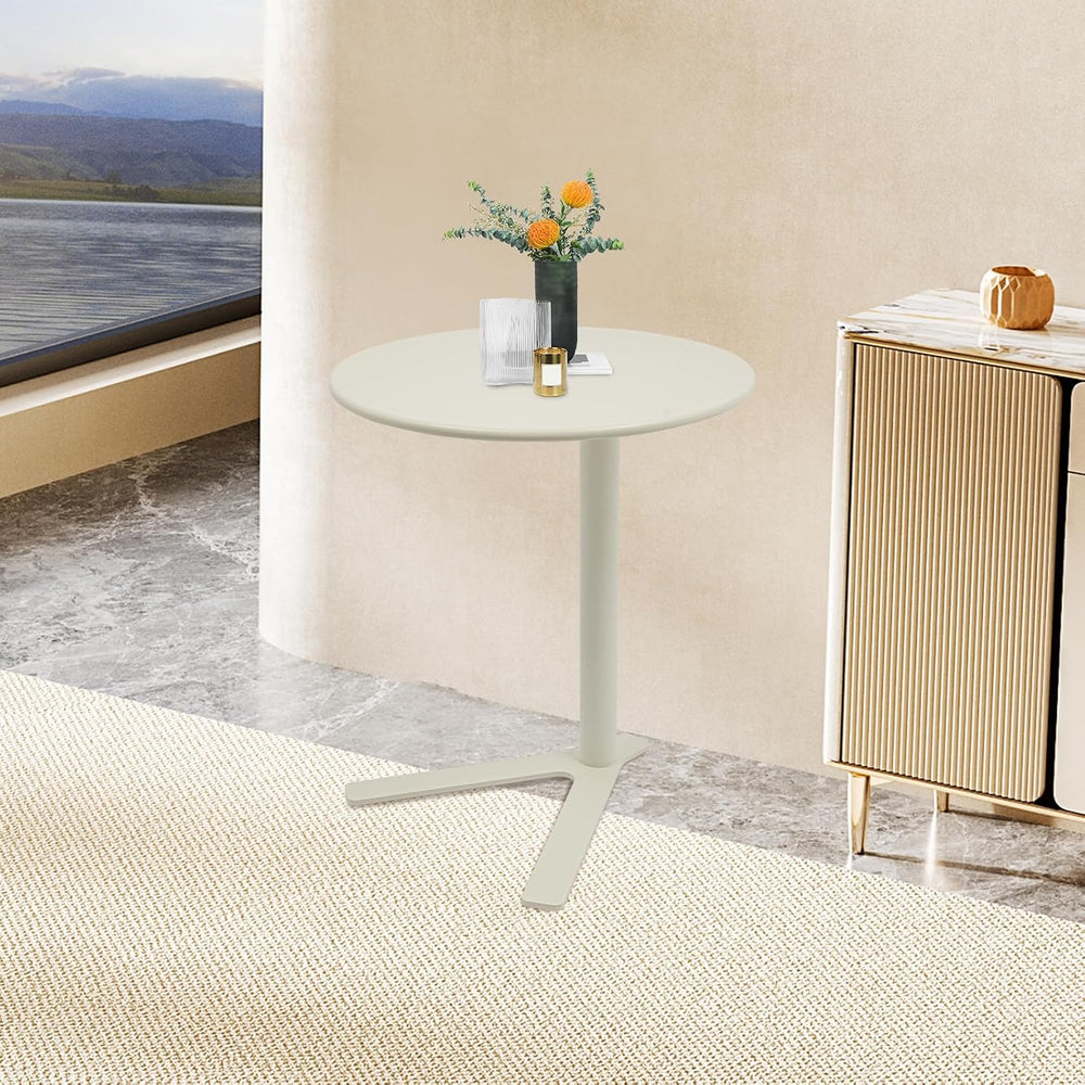 Round Side Table, Small C Shaped End Table, Couch Side Table, Modern Coffee T...