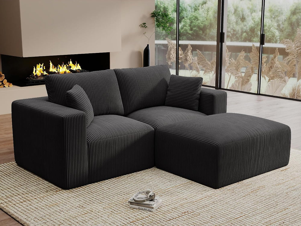 Modular Sleeper Sofa Couch Modern Sectional Couches for Living Room - 79&quot...