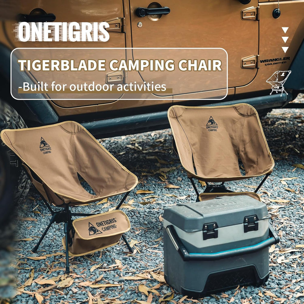 ONETIGRIS Tigerblade Camping Chair, Lightweight Folding Backpacking Hiking Ch...