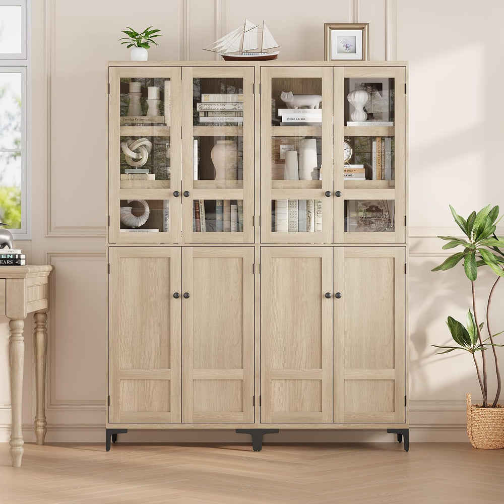 GarveeHome 71 in Tall Storage Cabinet, Kitchen Pantry Cabinet 5 Tier Bathroom...