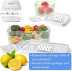 10-Pack Replacement Kits for OXO Good Grips GreenSaver Carbon Filter Refills, Compatible with OXO Good Grips GreenSaver Produce Keeper & Standing Crisper Drawer Insert, Keep Fruits Veg Fresh