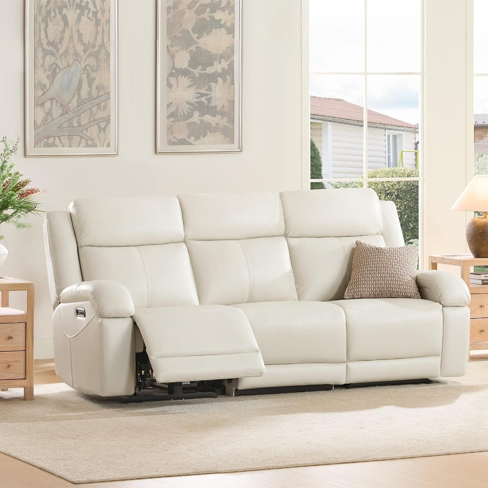 Watson & Whitely Genuine Leather Power Recliner Sofa & Loveseat Set, ...