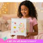 Giggle & Honey® Unicorn Musical Jewelry Box for Girls Unicorn Toys for Girls Age 4-6 Kids Jewelry Box with Drawers