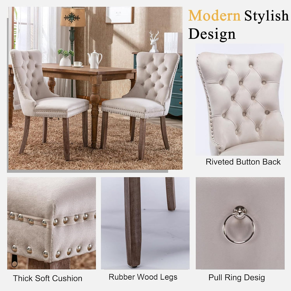 Modern Extendable Dining Table Set for 6, 78.74" Faux Travertine Expanda...