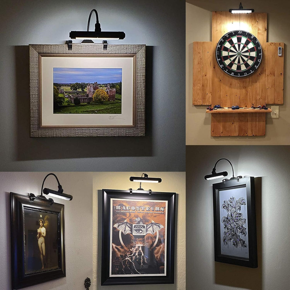 HONWELL Painting Lights Cordless, Dartboard Light with Remote, Rechargeable P...