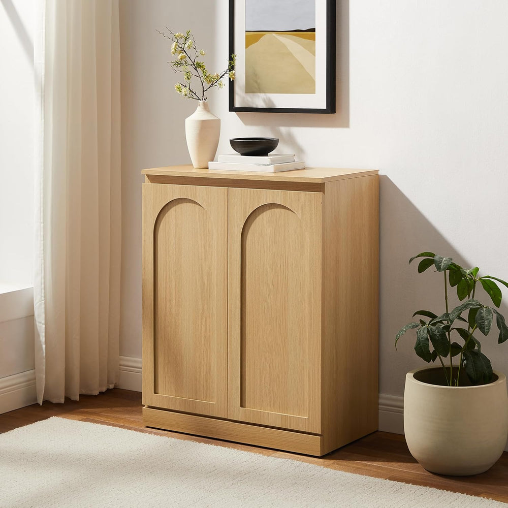 Crosley Furniture Marco Modern Kitchen Pantry Storage Cabinet with Shelves, D...