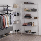 21" Deep x 42" Wide x 86" Height Wire Shelving Kit | 5-Tier | NSF Commercial Storage Rack Unit