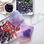 Stasher Premium Silicone Reusable Food Storage Bags, 3-Pack, Artivism, Multi-Use Food Storage Bags, Lunch Bag, Travel Containers, BPA Free, Leak-free, Dishwasher-Safe, Eco-friendly