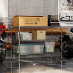 21" Deep x 48" Wide x 34" Height Wire Shelving Kit | 3-Tier | NSF Commercial Storage Rack Unit