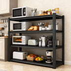 Garage Storage Shelves,5 Tier Shelving Unit, 40 inch Wide, 18” Deep, 78” Tall Organizer Metal Shelf for Basement/Laundry/Pantry Heavy Duty, Adjustable,Easy to Install (4Tier-45"WX16"DX63"H)