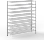21" Deep x 72" Wide x 86" Height Wire Shelving Kit | 10-Tier | NSF Commercial Storage Rack Unit