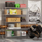 21" Deep x 60" Wide x 74" Height Wire Shelving Kit | 5-Tier | NSF Commercial Storage Rack Unit
