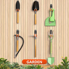 Garage Hooks with Anti-Slip Coating,Heavy Duty Wall Mount Storage Hooks for Hanging Bike,Hose,Ladder,Yard,Garden Tools (8 Pack Orange 4.7x2.6 inch)
