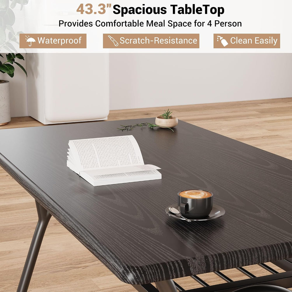 GarveeHome 5-Piece Dining Table Set for 4, Modern Kitchen Table with 4 Boucle...