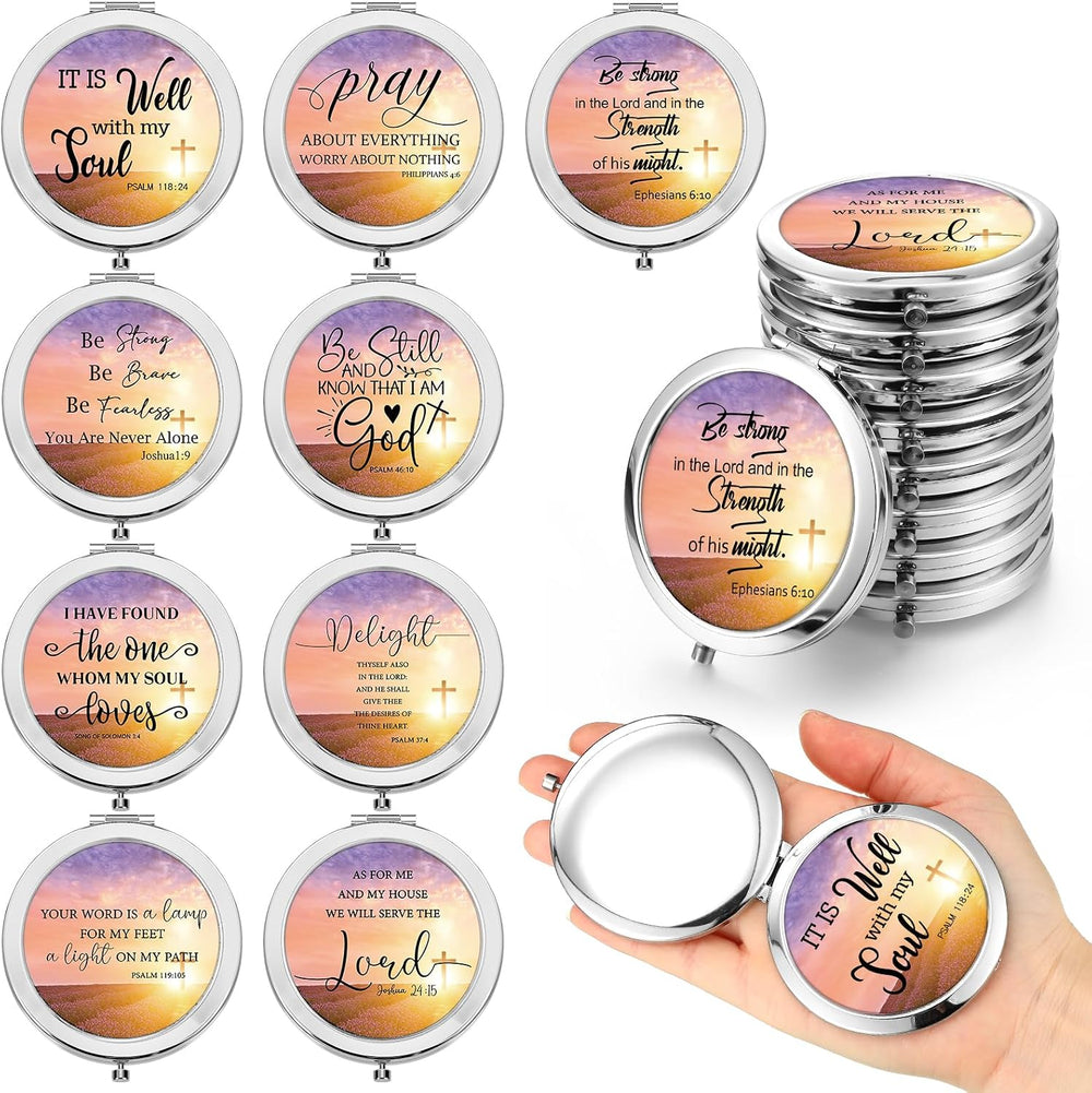 RattanView 18 Pcs Christian Gifts Mirror for Women Bulk