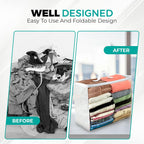 3 pack Clear Plastic Storage Bag with Zipper, Foldable Moving Bag for Comforters, Blankets, Bedding, Storage Containers, Breathable, Durable Clothes and Duvet Closet Organizers, 18x15x9