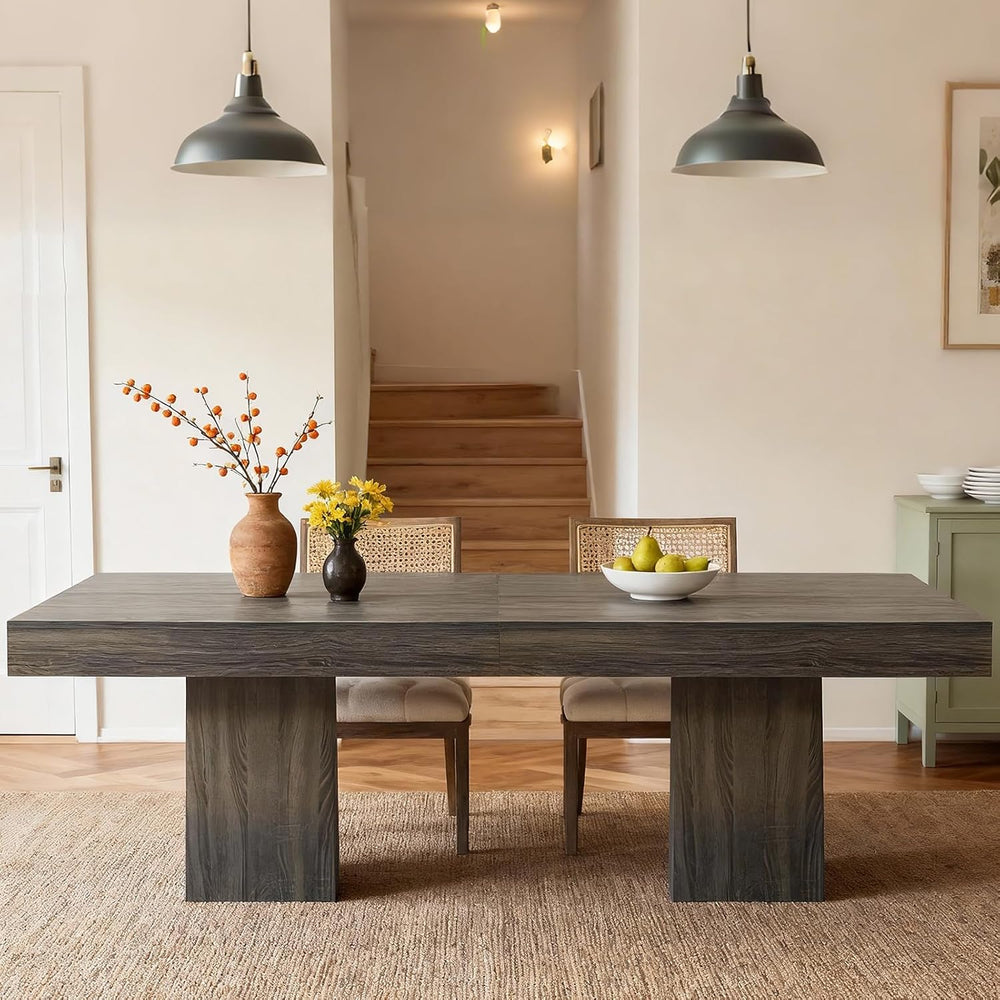 GarveeHome Square Dining Table for 4, 31.5'' Small Kitchen Table with...