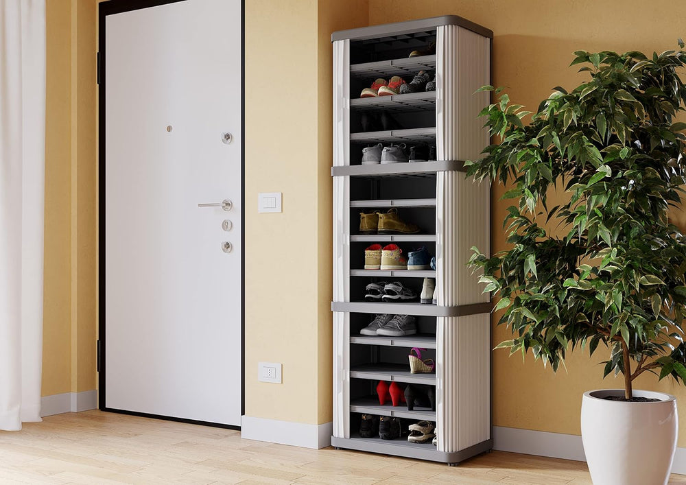 Terry, Rolling Space Cab 2, Indoor and Outdoor 2-Compartment Cabinet with Two...