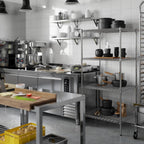 24" Deep x 30" Wide x 64" Height Wire Shelving Kit | 4-Tier | NSF Commercial Storage Rack Unit