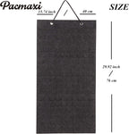 PACMAXI Hanging Brooch Pin Organizer, Display Pins Storage Case, Brooch Collection Storage Holder, Holds Up to 96 Pins.(Not Include Any Accessories) (M-170 Slots, Dark gray, Medium)
