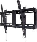 Amazon Basics Tilting TV Wall Mount with Horizontal Post Installation Leveling for 37" to 86" TVs, Wood Studs Compatible, Black