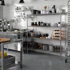 18" Deep x 60" Wide x 64" Height Wire Shelving Kit | 4-Tier | NSF Commercial Storage Rack Unit
