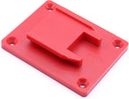 20 Pack Battery Holders Tool Holders for Milwaukee M18 18V Drill,10pcs Tool Hangers and 10pcs Battery Organizer Wall Mount(Red,70pcs Screws)