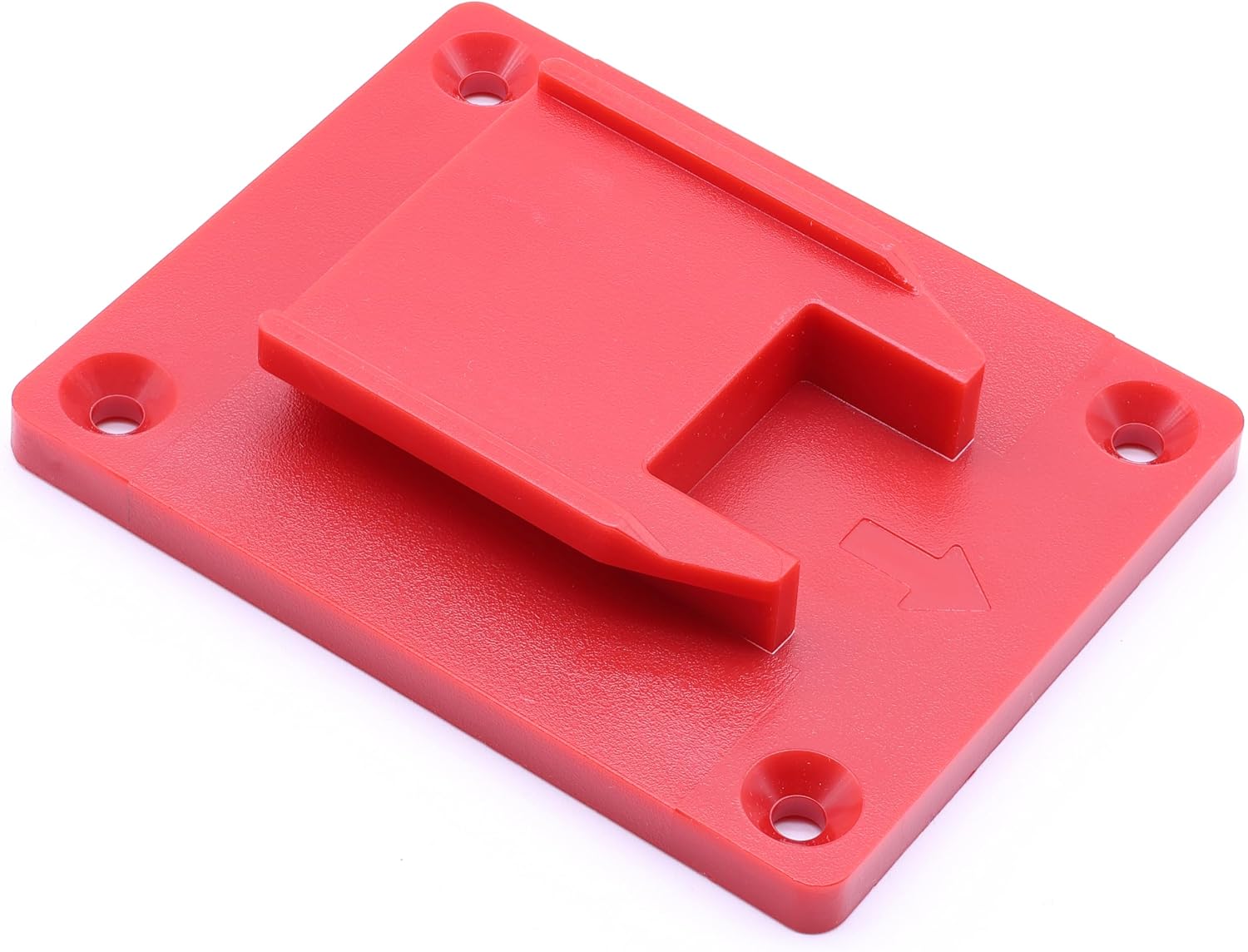 20 Pack Battery Holders Tool Holders for Milwaukee M18 18V Drill,10pcs Tool Hangers and 10pcs Battery Organizer Wall Mount(Red,70pcs Screws)